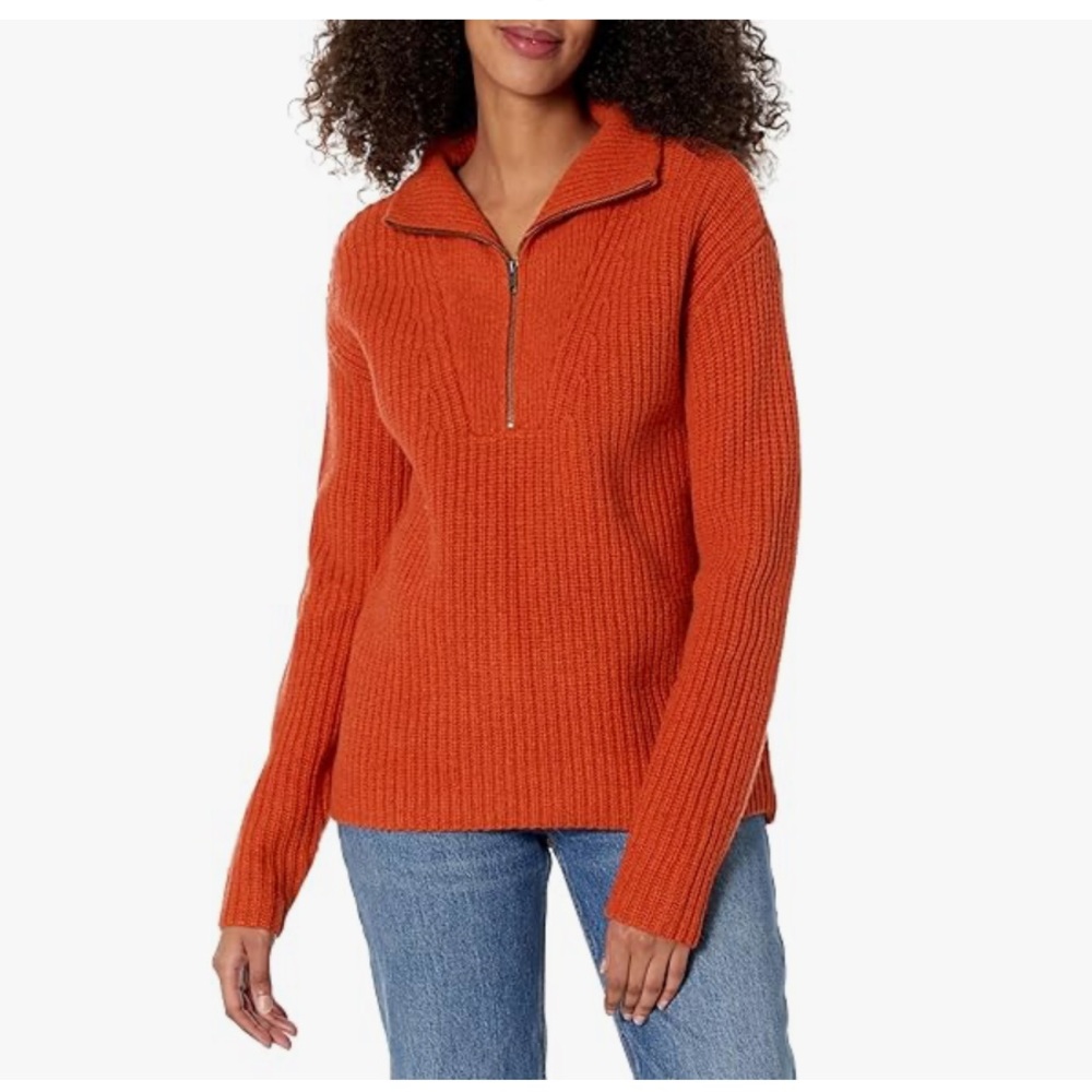 PENDLETON Women's Shaker Zip Lambswool sweater